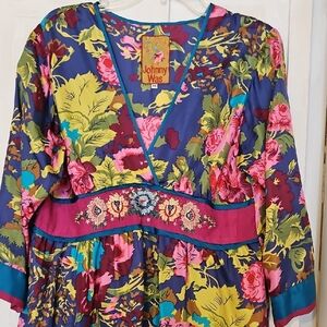 Johnny Was Floral Tunic